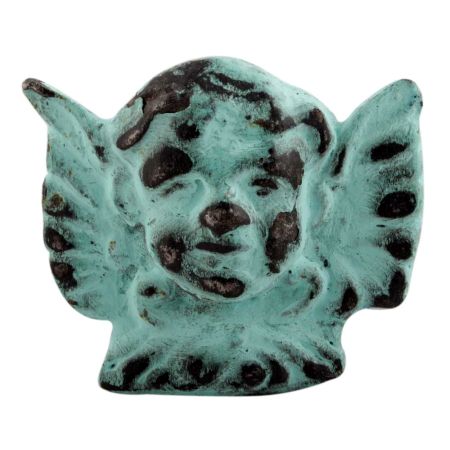 Sea Green Angel Iron Knobs